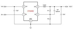 1.2Aݔͬ-ETA3426D2G-DFN2x2-6-о(yng)