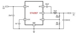 ETA2807FT2G-SOT23-6 35V/3Aͬ׃Q