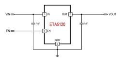 ETA5120V500DS2F-SOT23-5  ԴоƬ