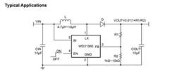 24V DC/DC升壓調(diào)節(jié)器-WD3136E-封裝SOT-23-6L