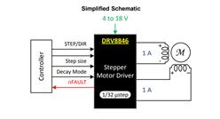 TI-DRV8846RGER-雙h橋步進電機驅動器