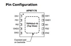 p1.5MHz, 1AͬD(zhun)Q-APW7176-TDFN3x3-10