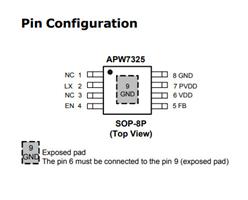 5A 5V 1MHzͬD(zhun)Q-APW7325-bSOP-8P