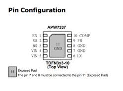 ANPEC/ï_-APW7337-3A 24V 340kHzͬD(zhun)Q