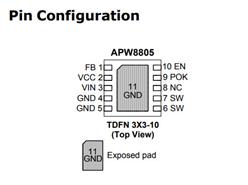 ANPEC/ï_(d)-APW8805-3A 5V 1MHzͬD(zhun)Q