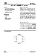 主推致新 G760AFP1U 風(fēng)扇轉(zhuǎn)速PWM控制器IC