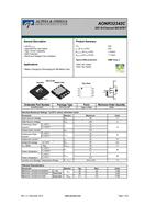AOSf AONR32342C 10V NϵMOS