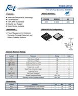| FKBB3115E Pϵ30V_P(gun)MOSFET