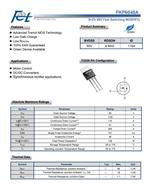 FKP6048A |Nϵ60V_P(gun)MOSFET