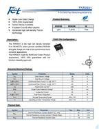 | FKR3031 Pϵ30V_(ki)P(gun)MOSFET