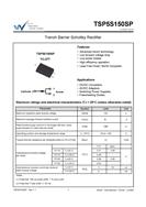 沃爾德 TSP5S150SP 低VF肖特基整流器